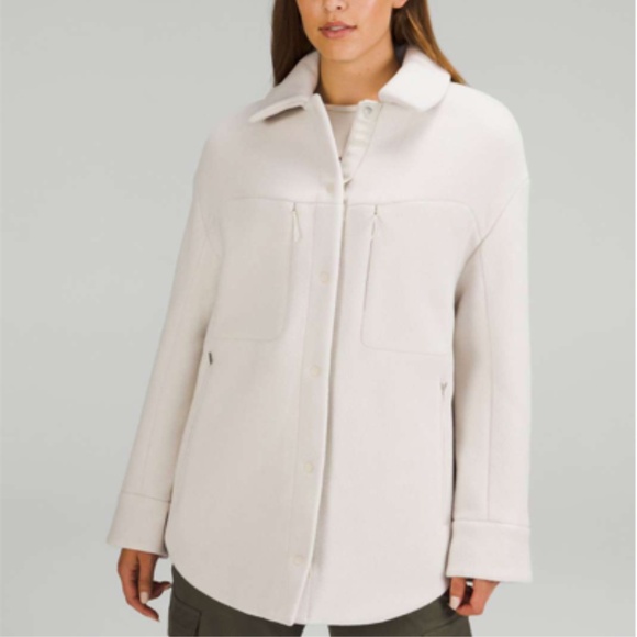 Lululemon Insulated Wool Shirt Jacket - Picture 1 of 13